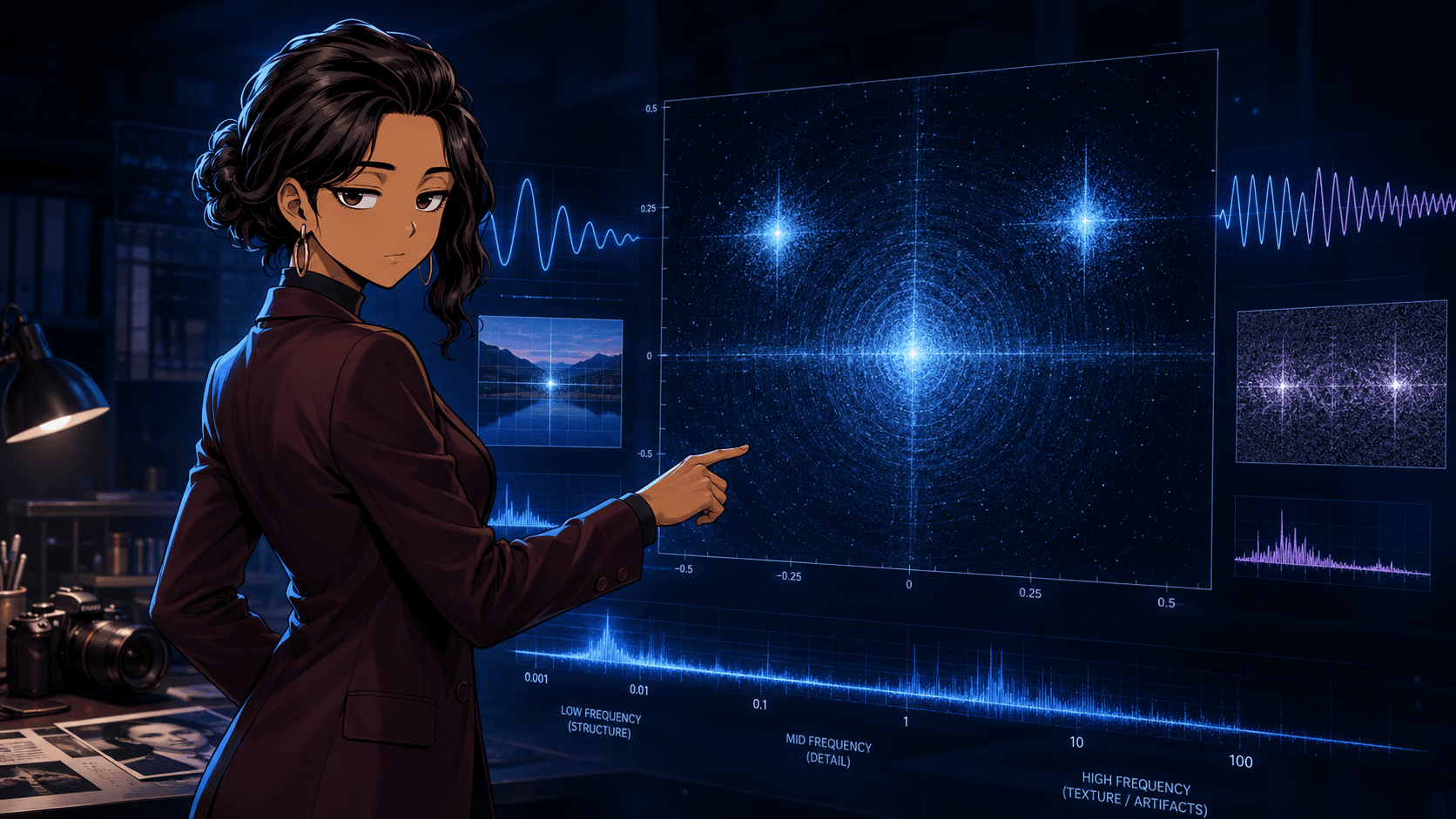 Frequency Analysis: How Researchers Spot AI Images at the Pixel Level
